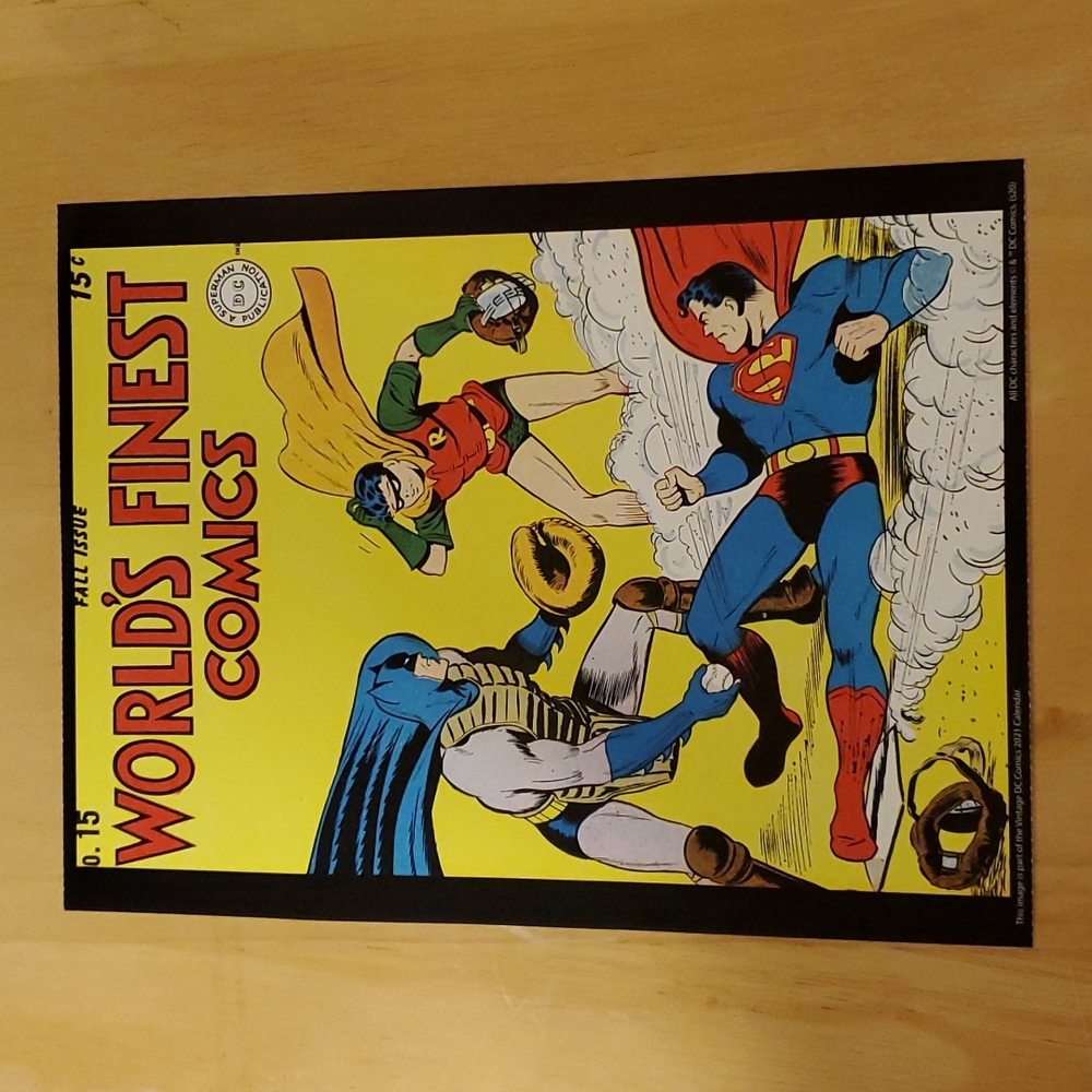 DC World's Finest Comics # 15 Cover Poster